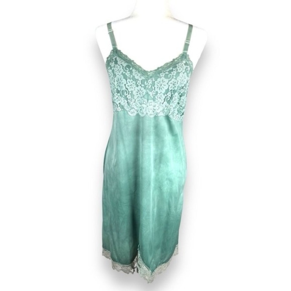 Vintage 90s Babydoll Lingerie Lace Slip Dress Womens Size Medium Boudoir Fairy